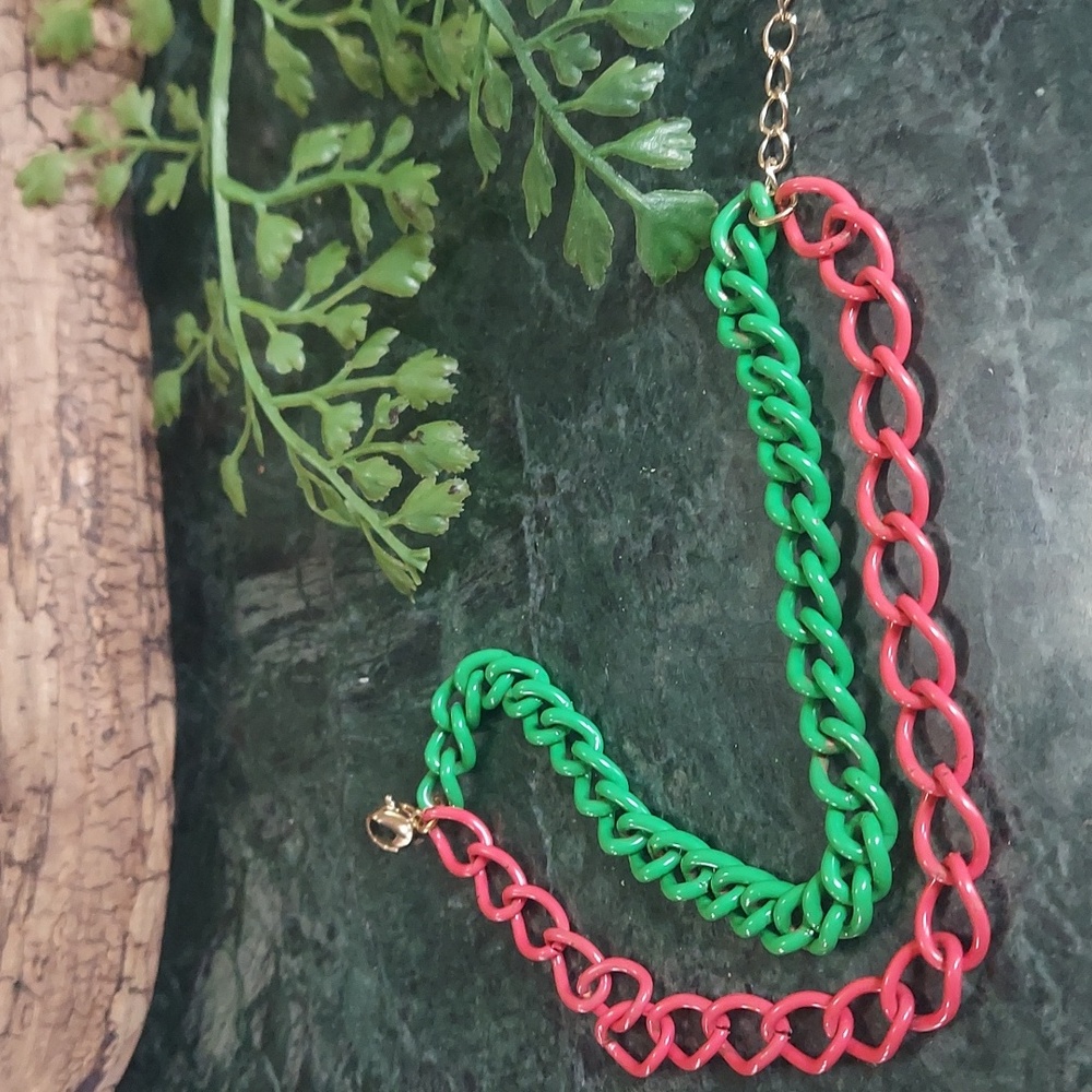 B952 Colorful Double Chain Bracelet - Picture 3 of 6